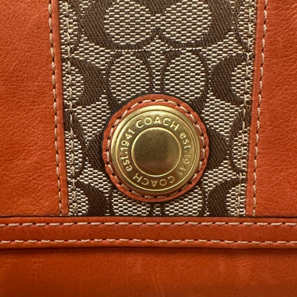 NEW old stock Coach ERGO trifold women's wallet w/removable check book insert - Picture 11 of 13